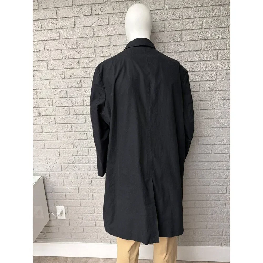 Jos. A. Bank Men’s Black All Weather Trench Raincoat Size 46L